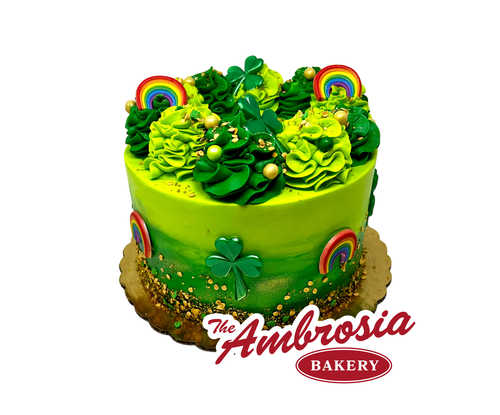 Rainbows and Clovers, St. Patrick's Day Cake
