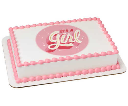 It’s a Girl PhotoCake® Edible Image®