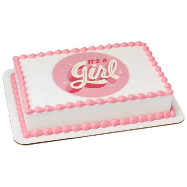 It’s a Girl PhotoCake® Edible Image®