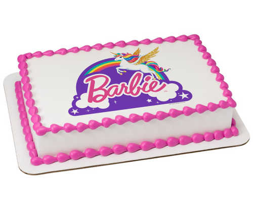 Barbie™ Dreamtopia - Just Believe PhotoCake® Image