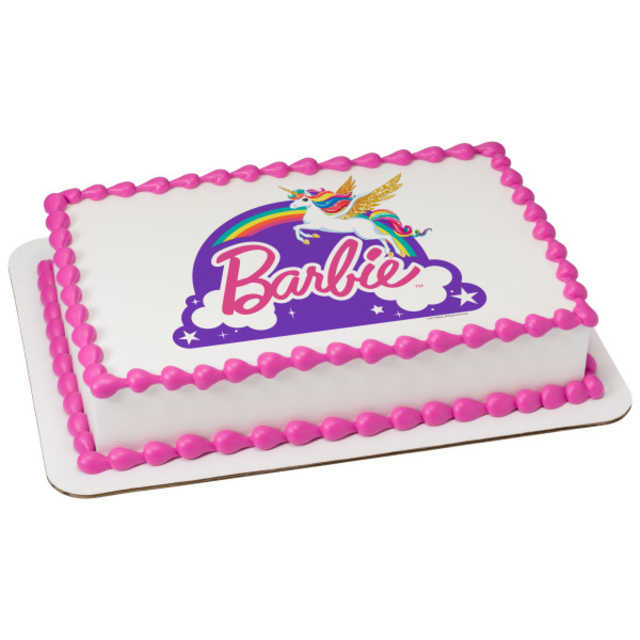 Barbie™ Dreamtopia - Just Believe PhotoCake® Image