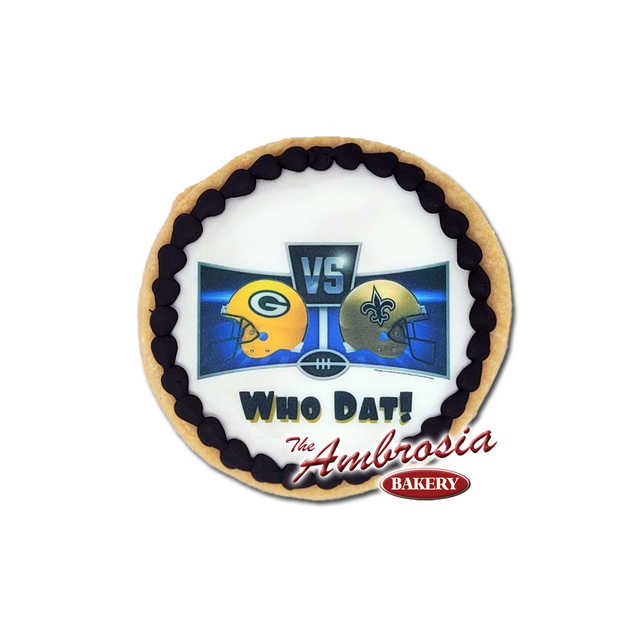 NFL Match-Up PhotoCake® Edible Image® Frame "Decorated Cookies"