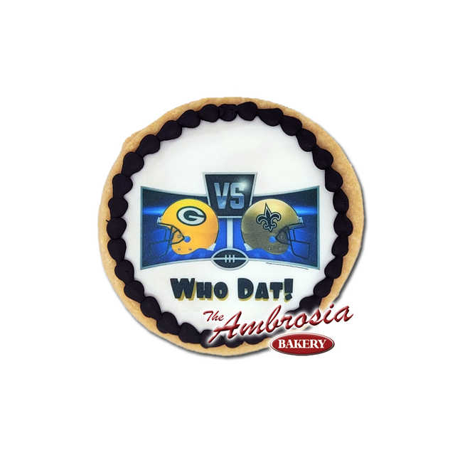 NFL Match-Up PhotoCake® Edible Image® Frame "Decorated Cookies"
