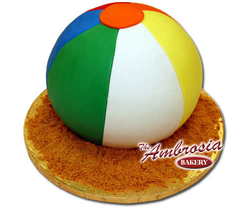 Fondant 3D Beach Ball