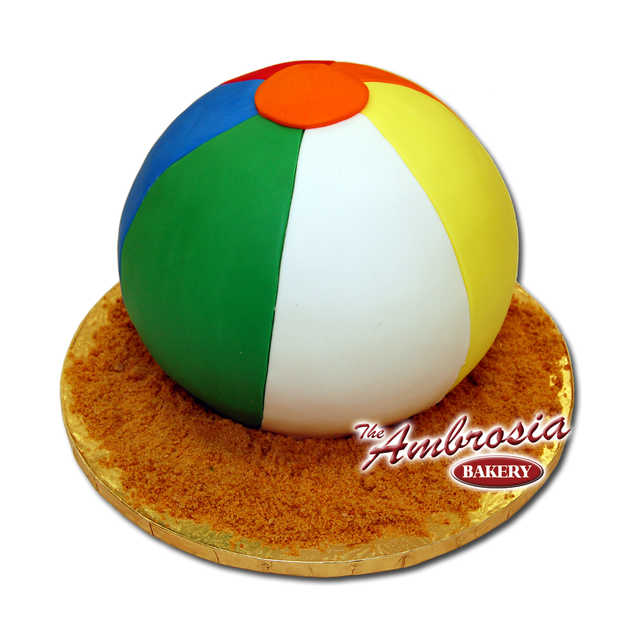 Fondant 3D Beach Ball