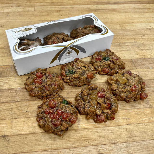 Ambrosia Fruit Cake Cookies