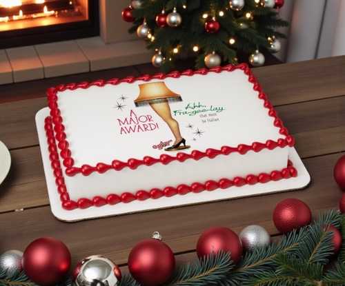 A Christmas Story Fra-gee-lay PhotoCake® Edible Image®