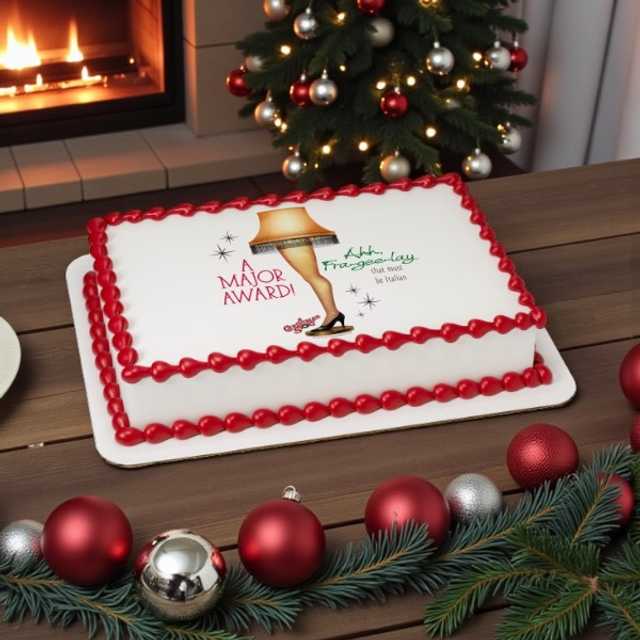 A Christmas Story Fra-gee-lay PhotoCake® Edible Image®