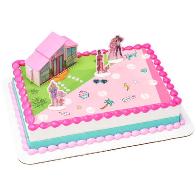 Barbie™ Dreamhouse Adventures DecoSet® Birthday Kit and Background Image