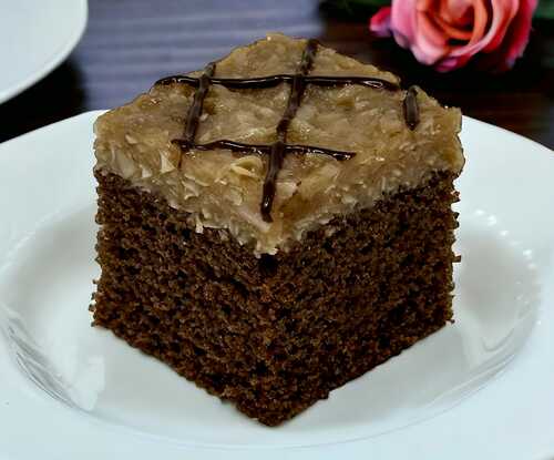 German Chocolate Cake Squares - Dozen