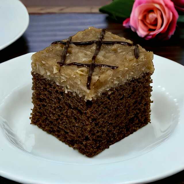 German Chocolate Cake Squares - Dozen