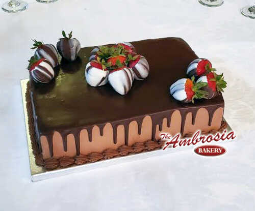 Standard Ambrosia Grooms Cake