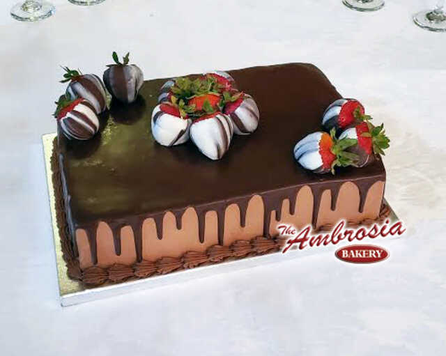 Standard Ambrosia Grooms Cake