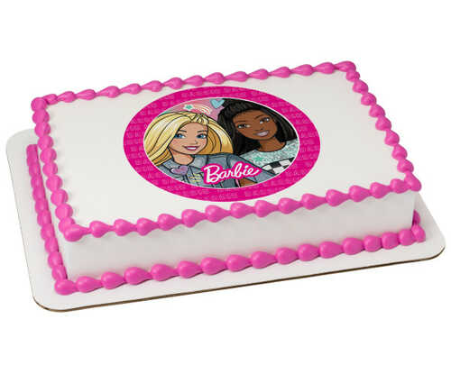 Barbie™ Friends Forever PhotoCake® Edible Image®