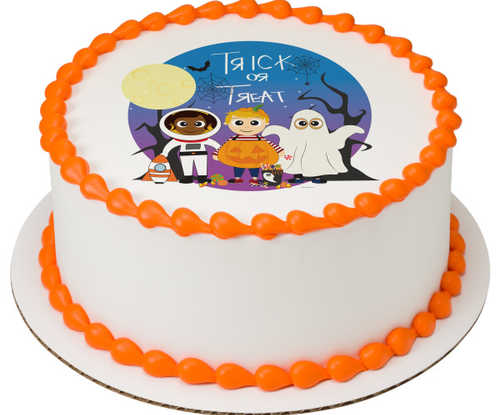 Trick Or Treat PhotoCake® Edible Image®