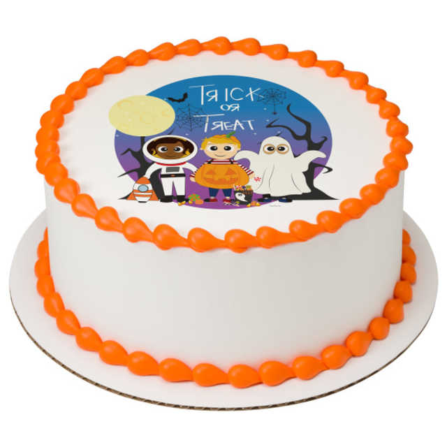 Trick Or Treat PhotoCake® Edible Image®