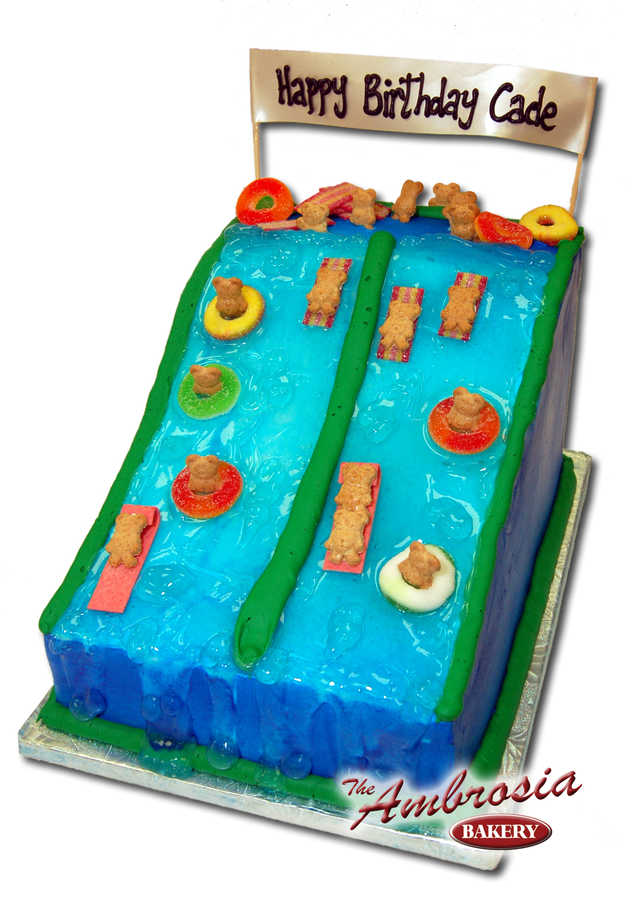 Waterslide Cake
