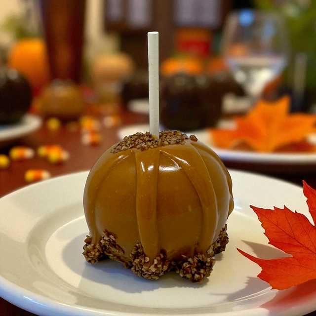 Caramel Apple with Pecans
