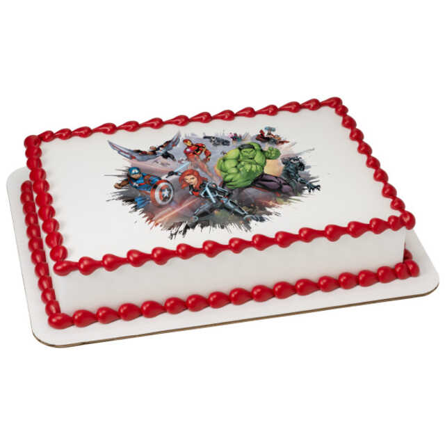 MARVEL Avengers I Am An Avenger PhotoCake® Edible Image®