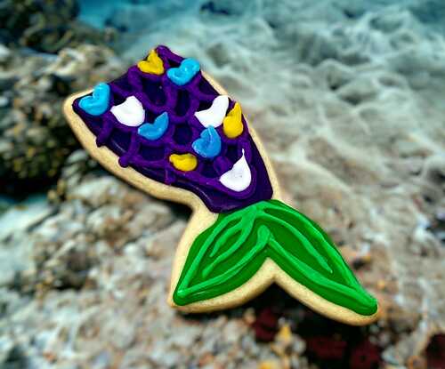 Mermaid Cutout Cookies