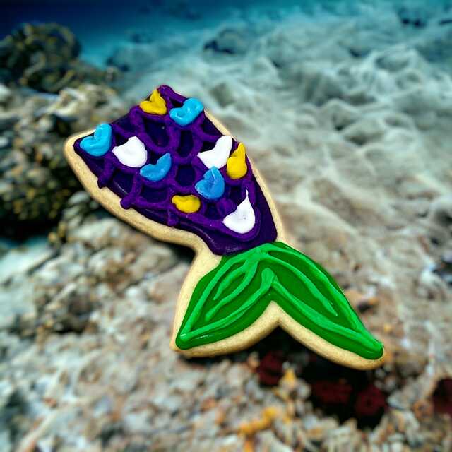 Mermaid Cutout Cookies