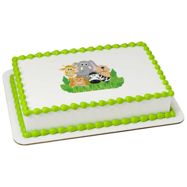 Jungle Animals PhotoCake® Edible Image®