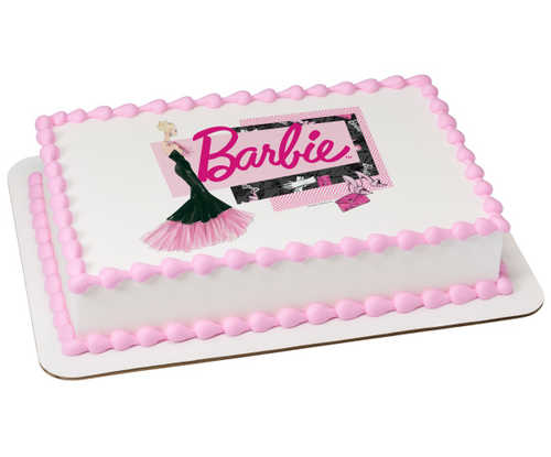 Barbie™ Forever Glam PhotoCake® Edible Image®