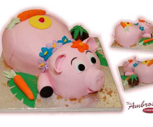 Pig Luau - Scuplted