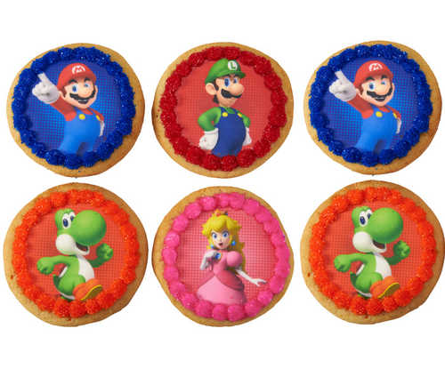 Set of 6 Super Mario™ Power Play® Cookies