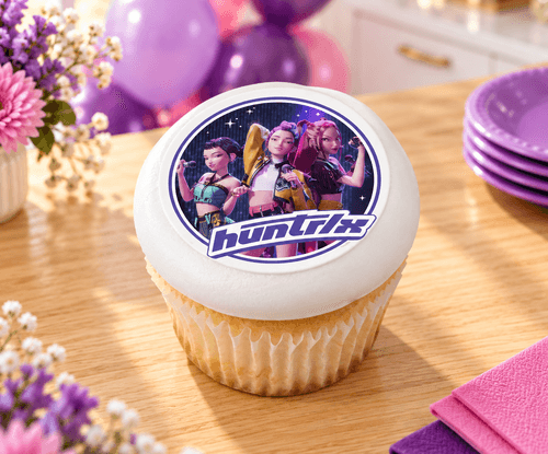 KPop Demon Hunters HUNTR/X PhotoCake® Edible Image® (12 Cupcakes)