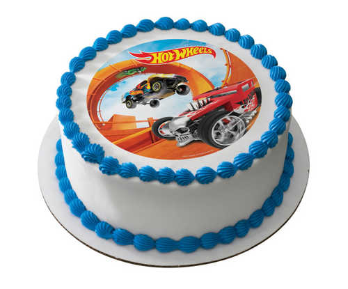 Hot Wheels™ Steer Clear PhotoCake® Edible Image®