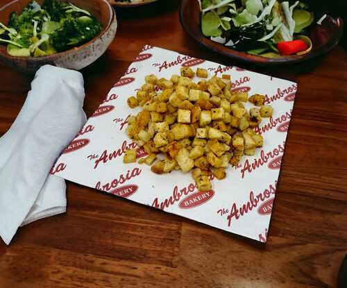 Butter and Garlic Croutons