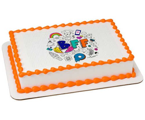 BFF Doodles PhotoCake® Edible Image®