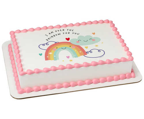 Over The Rainbow For You PhotoCake® Edible Image®