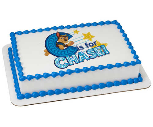 PAW Patrol™ C is for Chase PhotoCake® Edible Image®