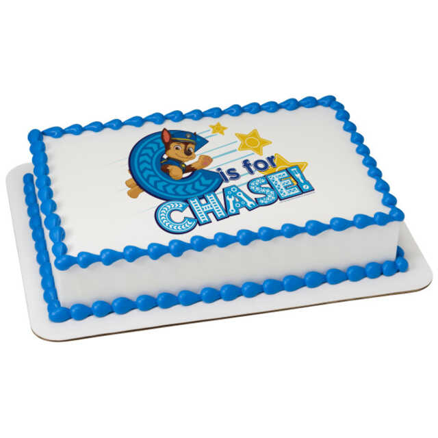 PAW Patrol™ C is for Chase PhotoCake® Edible Image®