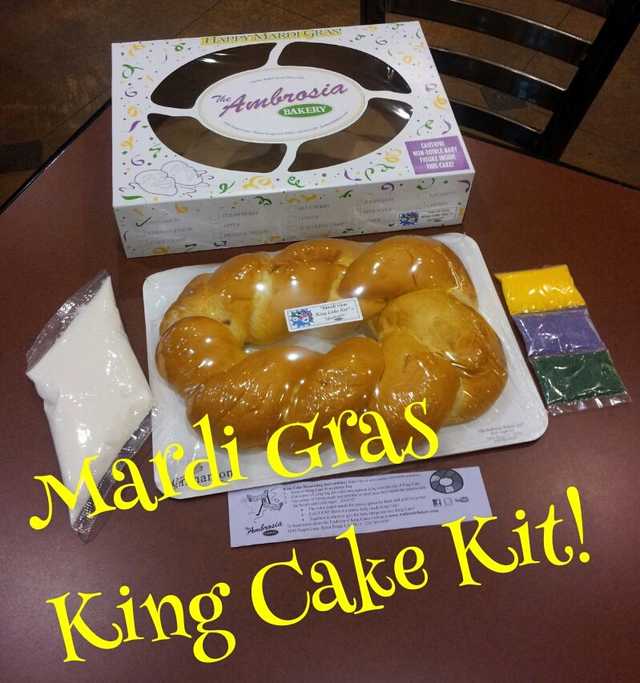 Mardi Gras King Cake Kit - Pecan Praline