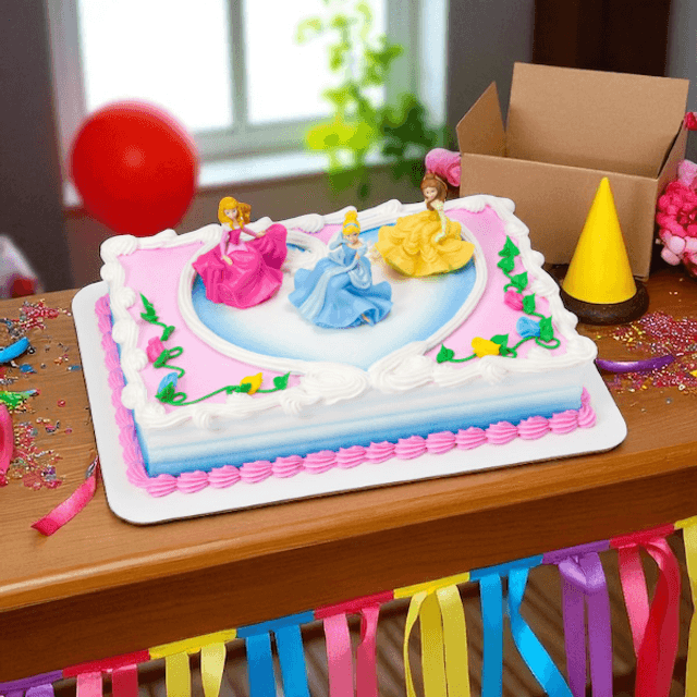 Disney Princess Once Upon A Moment Sheet Cake