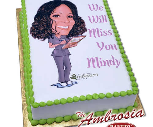 Ambrosia Caricature Cake