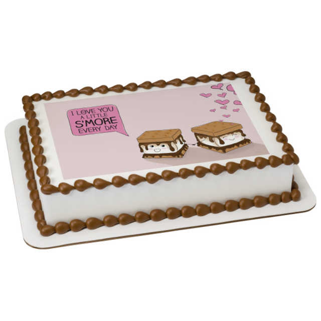 A Little S'more Every Day PhotoCake® Edible Image®