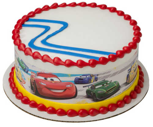 Cars Pedal to the Metal PhotoCake® Image Strips