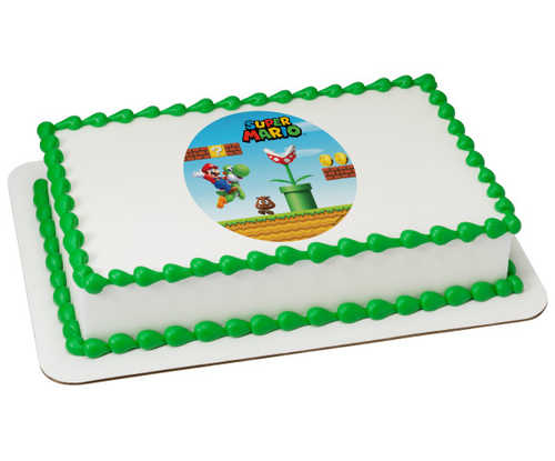 Super Mario Mushroom Kingdom PhotoCake®