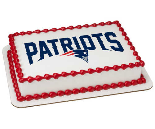 NFL - New England Patriots - Team PhotoCake® Edible Image®