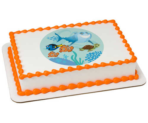 Disney and Pixar's Finding Nemo Adventures PhotoCake® Edible Image®