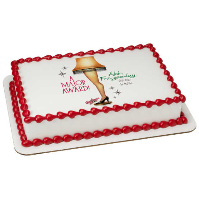 A Christmas Story Fra-gee-lay PhotoCake® Edible Image®