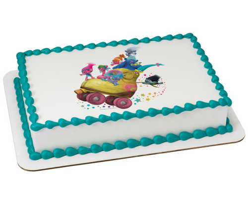 DreamWorks - Trolls Poppy's Posse PhotoCake® Edible Image®