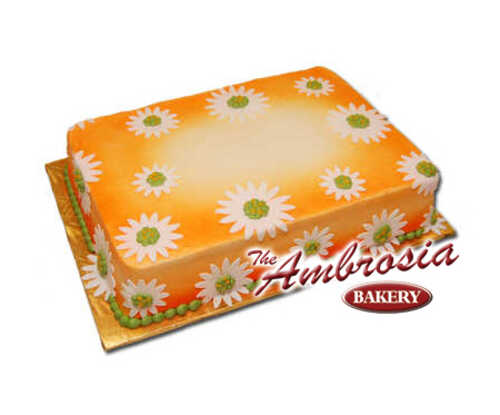 Fondant Daisies with Airbrush
