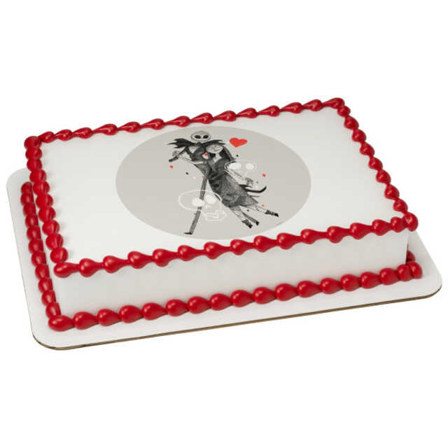 The Nightmare Before Christmas Love PhotoCake® Edible Image®