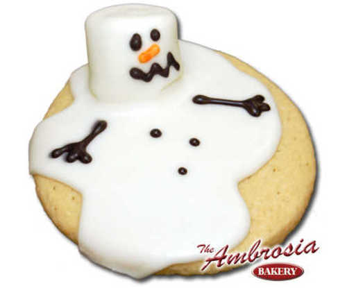 Decorated Melted Frosty Cut-Out Cookie