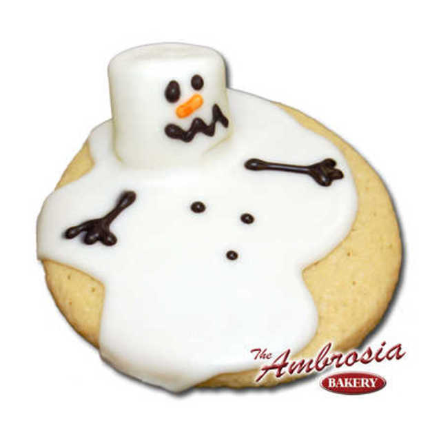 Decorated Melted Frosty Cut-Out Cookie